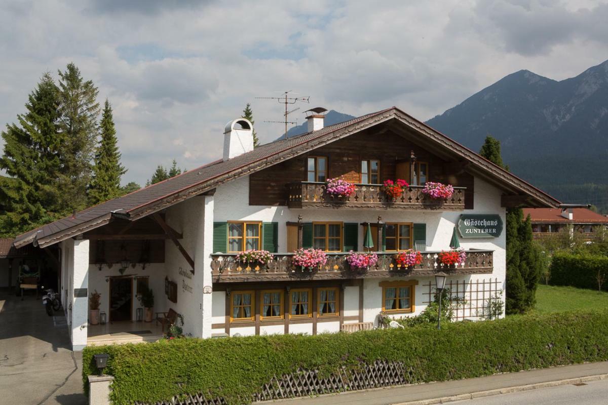 Gaestehaus Zunterer Wallgau Extérieur photo
